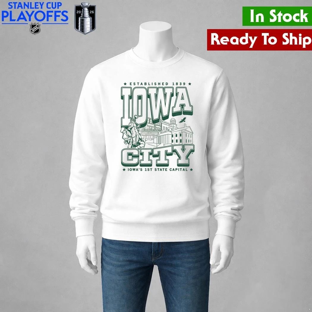Iowa City Max Collegiate Shirt Unisex , , , Long Sleeve Tee