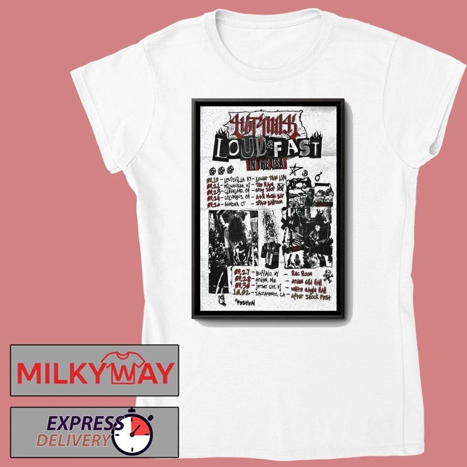 Milk Loud Fast Poster shirt Unisex , , , Long Sleeve Tee