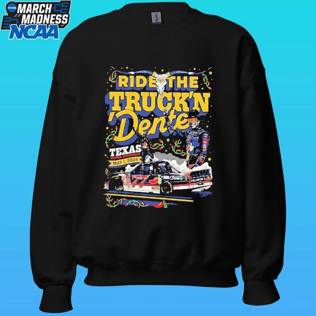 Carson Hocevar Ride The Truck’n Dente Texas May 1 2026 Shirt Unisex , , , Long Sleeve Tee