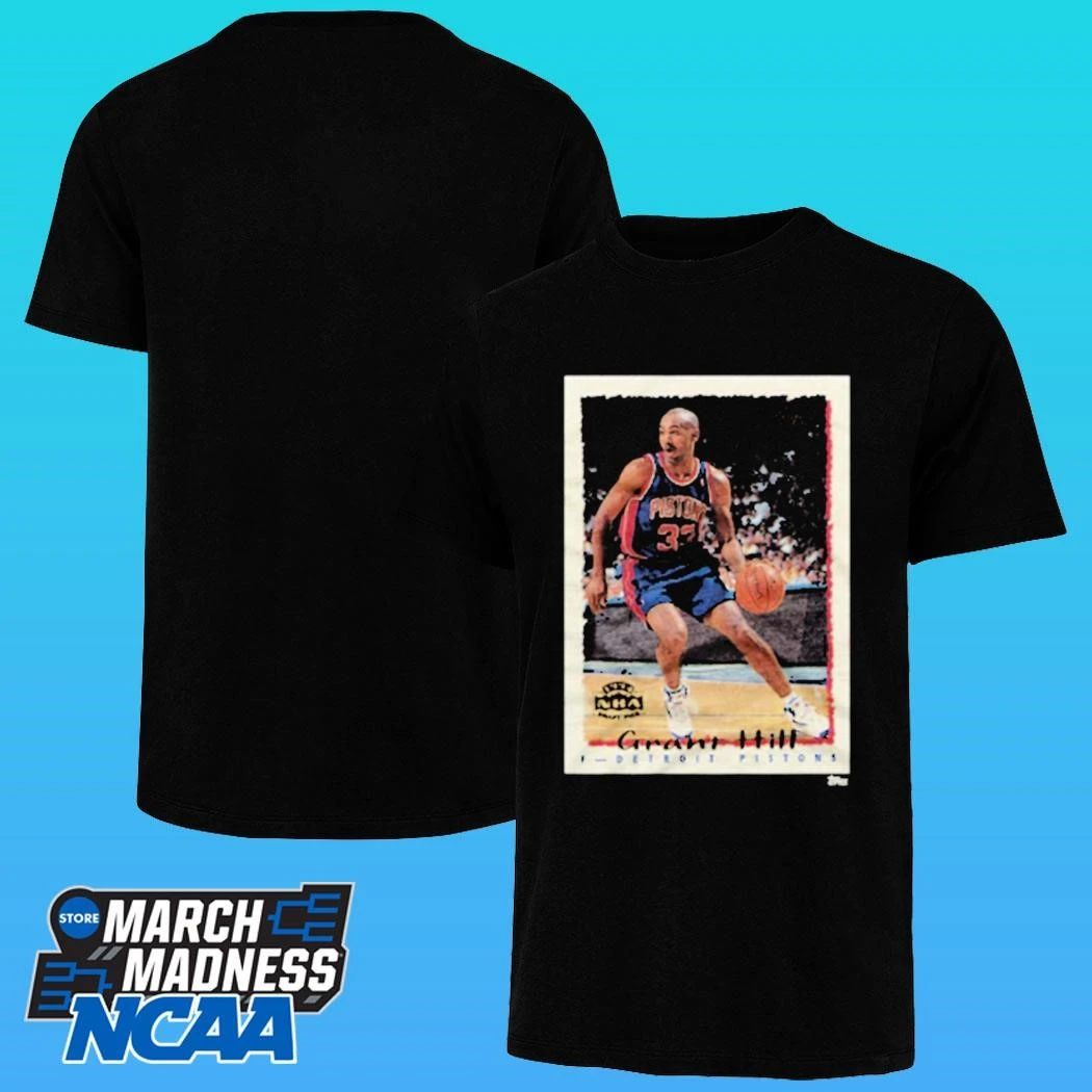 1994 Topps Basketball Grant Hill Pistons Shirt Unisex , , , Long Sleeve Tee
