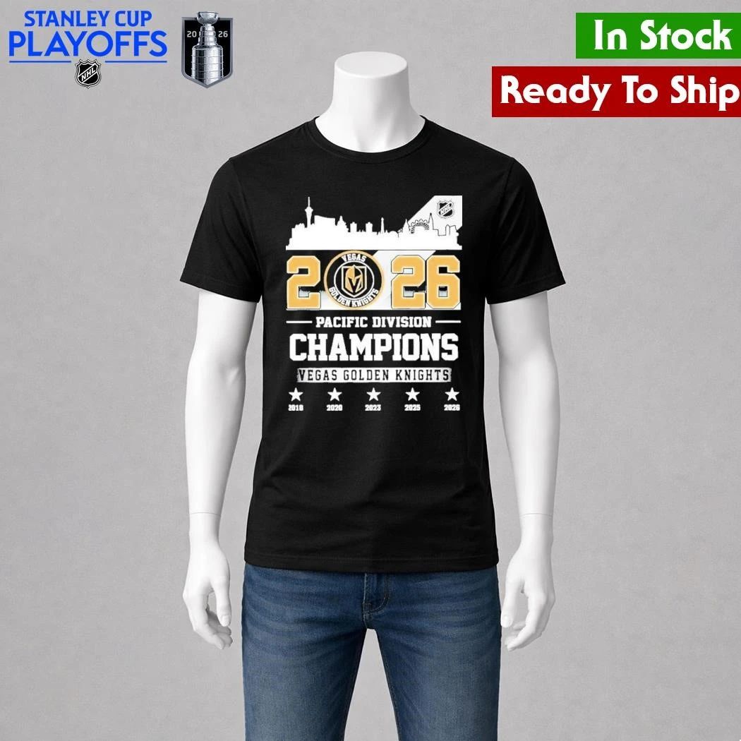Pacific Division Champions Vegas Golden Knights Shirt Unisex , , , Long Sleeve Tee