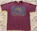 VTG Australia Mens Large Purple Aboriginal Art Kangaroo Y2K Boho Aztec Unisex , , , Long Sleeve Tee