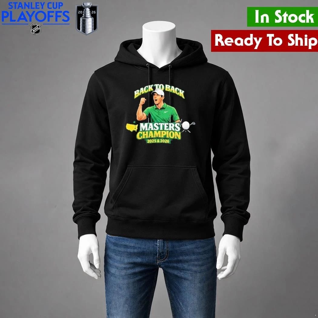 Rory McIlroy Back To Back Masters Champion 2026 Golf Shirt Unisex , , , Long Sleeve Tee