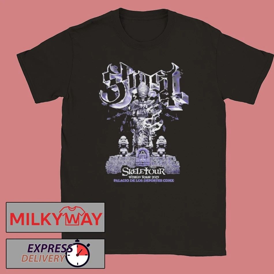 Ghost at Palacio de los Deportes, Mexico City Tour 2025 shirt Unisex , , , Long Sleeve Tee