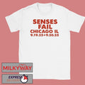 Senses Fail Tour Chicago, IL 09.19 + 09.20, 2025 Shirt Unisex , , , Long Sleeve Tee