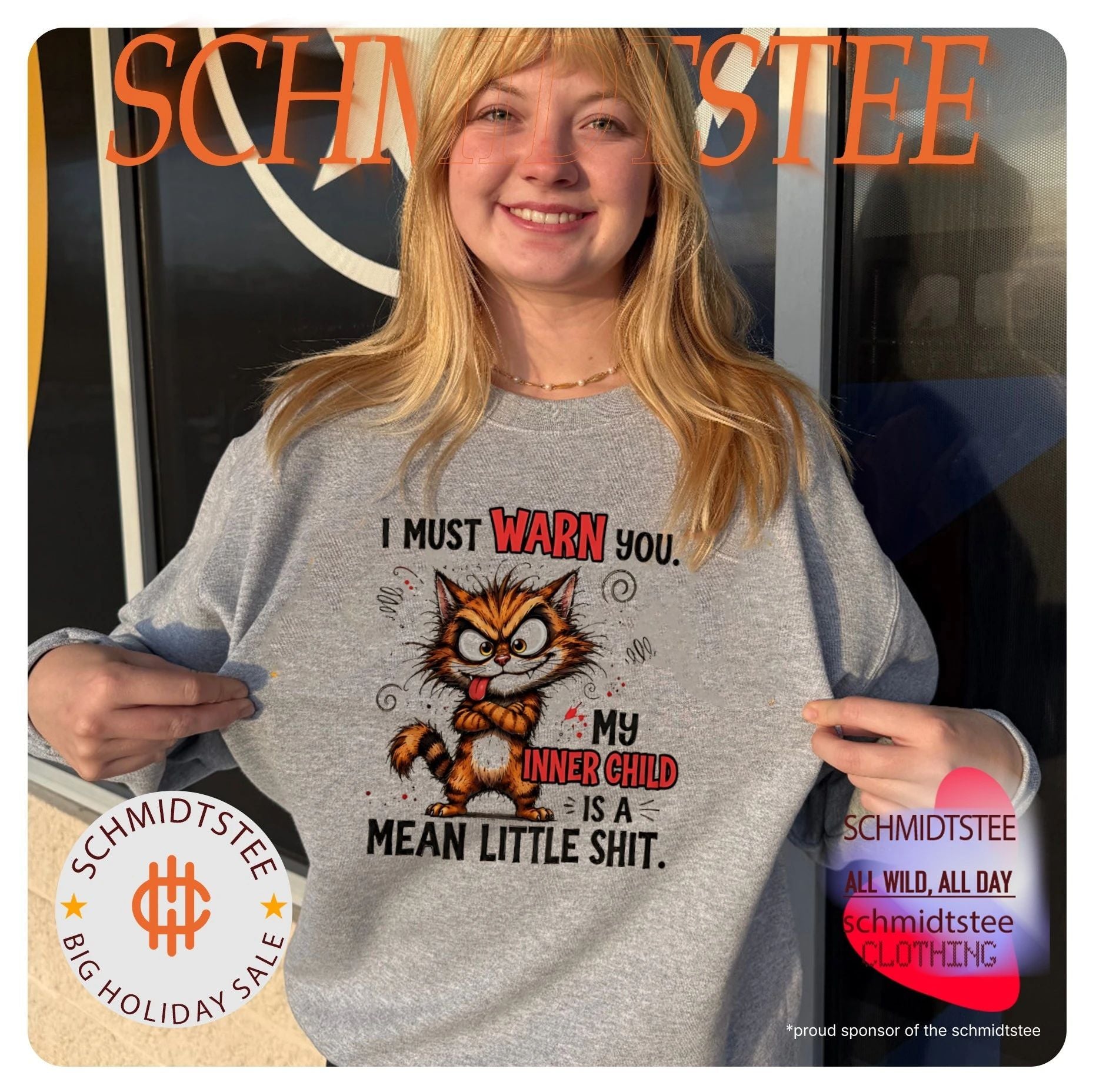 Cat I must warn you my inner child is a mean little shit shirt
