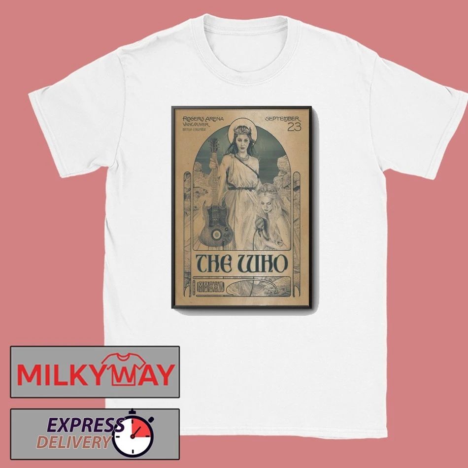 The Who At Rogers Arena On Sep 23 2025 Poster shirt Unisex , , , Long Sleeve Tee