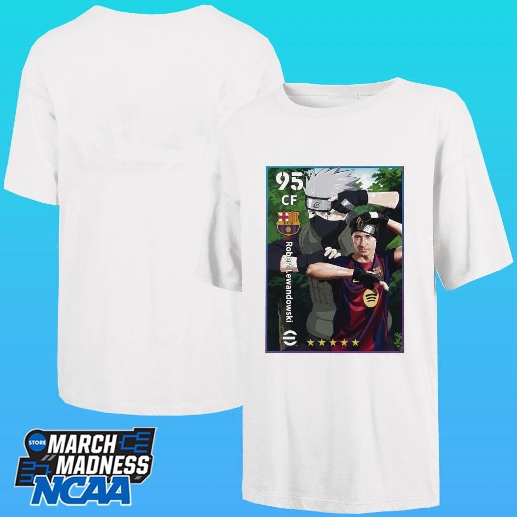 Efootball Game Lewandowski X Kakashi Card 2026 Shirt Unisex , , , Long Sleeve Tee