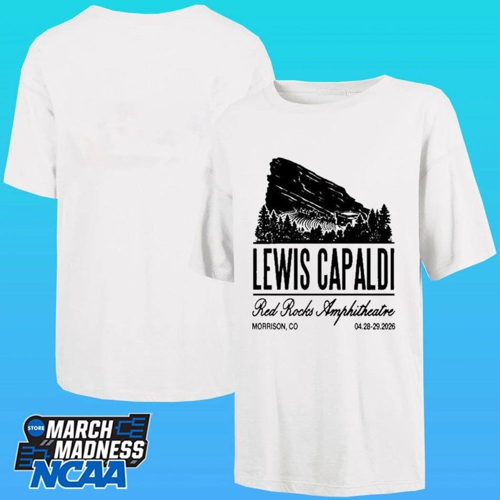 Lewis Capaldi Apr 28-29 2026 Red Rocks Shirt Unisex , , , Long Sleeve Tee
