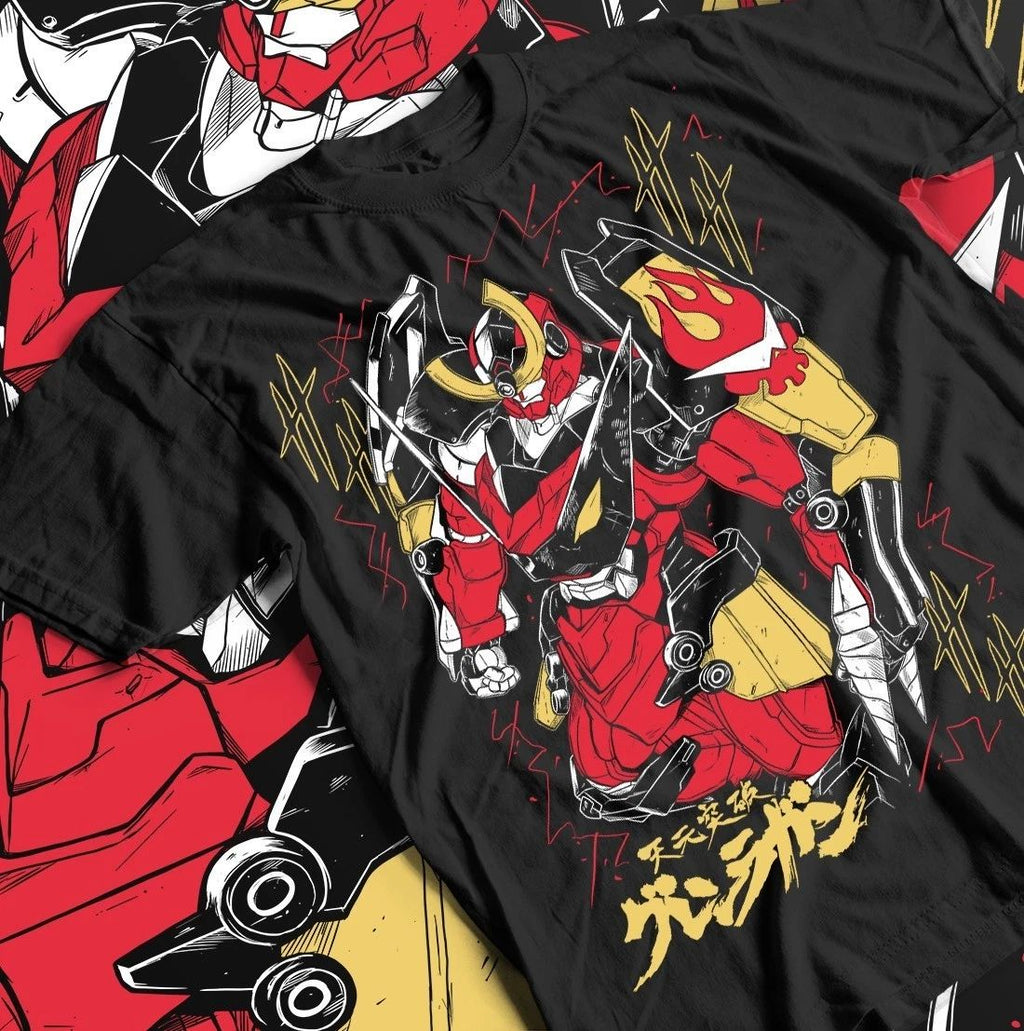 Tengen Toppa Gurren Lagann Anime Manga Tee Size S-5xl Tee (1)