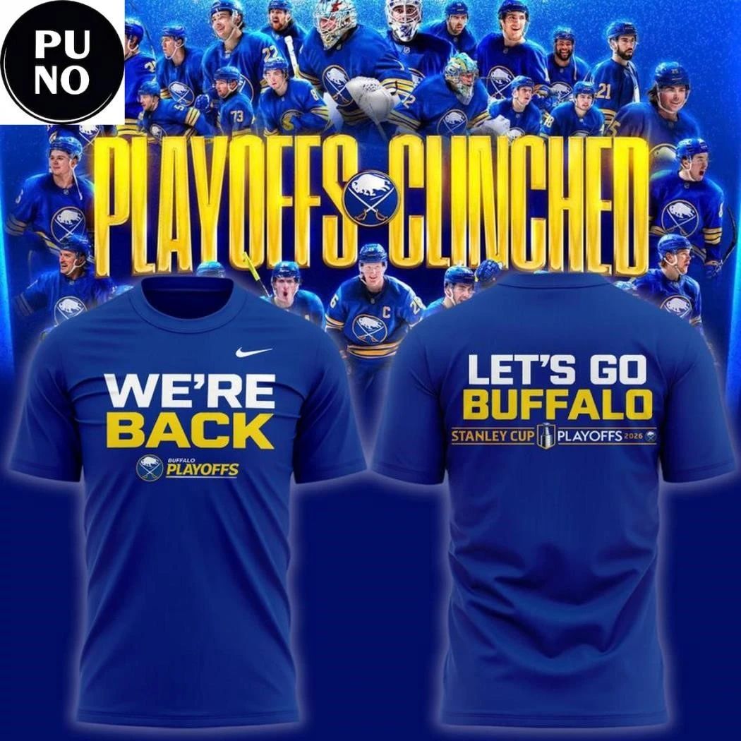 Buffalo Sabres We Are Back 2026 Stanley Cup Playoffs Shirt Unisex , , , Long Sleeve Tee