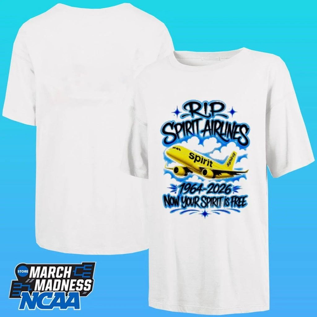 Rip Spirit Airlines 1964 2026 Now Your Spirit Is Here Shirt Unisex , , , Long Sleeve Tee