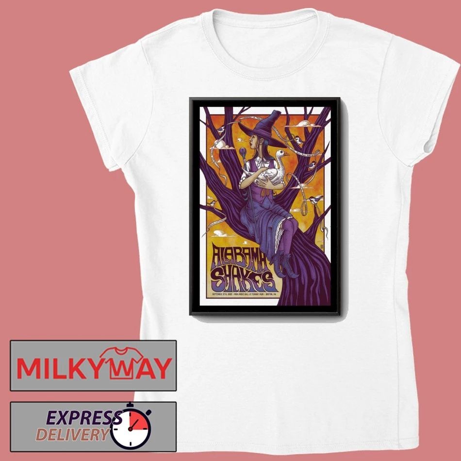 Sept 15, 2025 Alabama Shakes Boston, MA at MGM Music Hall at Fenway Park Poster shirt Unisex , , , Long Sleeve Tee