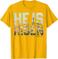 Vintage He is Risen Boho Easter Christian Jesus Unisex Unisex , , , Long Sleeve Tee