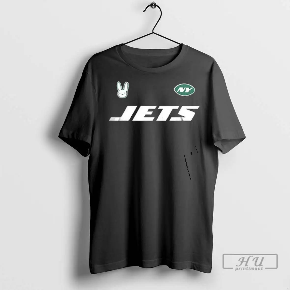 Officials New York Jets X Bad Bunny Frog Mascot Signature T Shirts Unisex , , , Long Sleeve Tee
