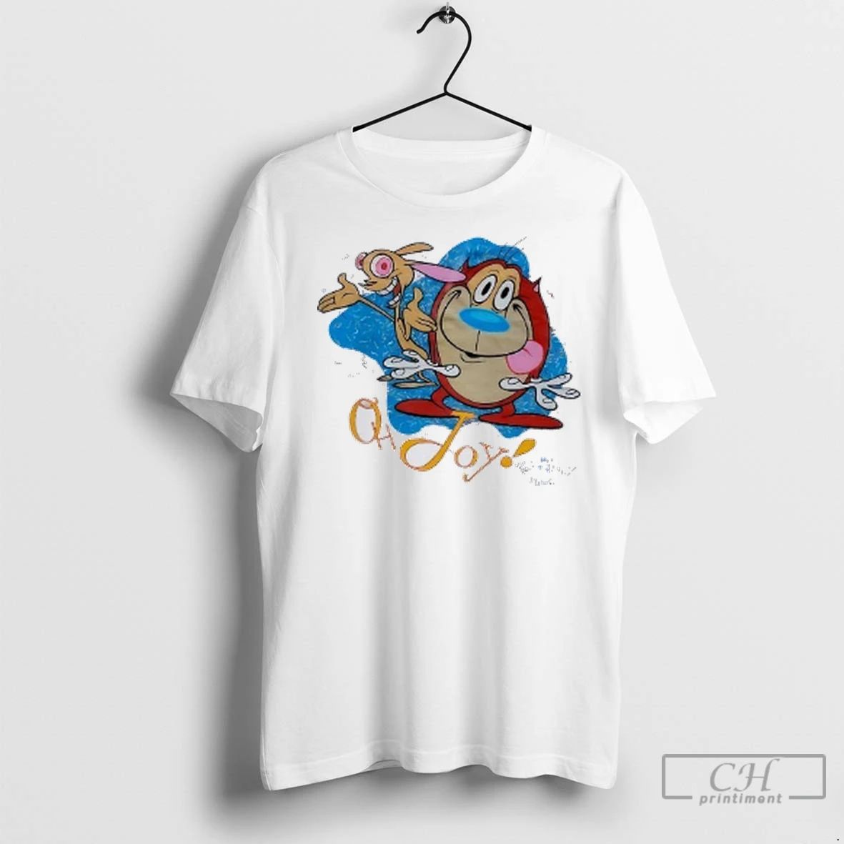Premium The Ren And Stimpy Show Oh Joy Series Unisex , , , Long Sleeve Tee