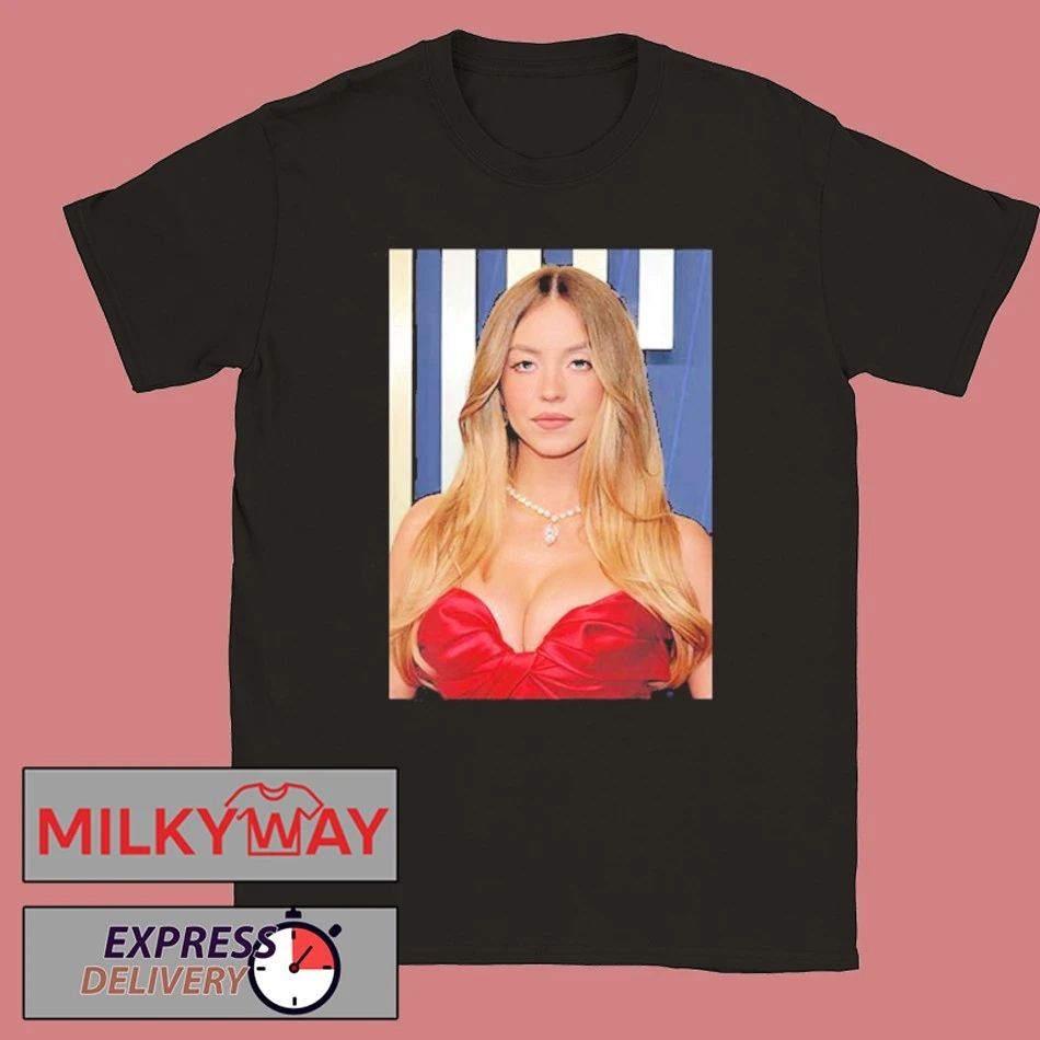 Sydney Sweeney Beauty Looks At Emmys 2025 shirt Unisex , , , Long Sleeve Tee