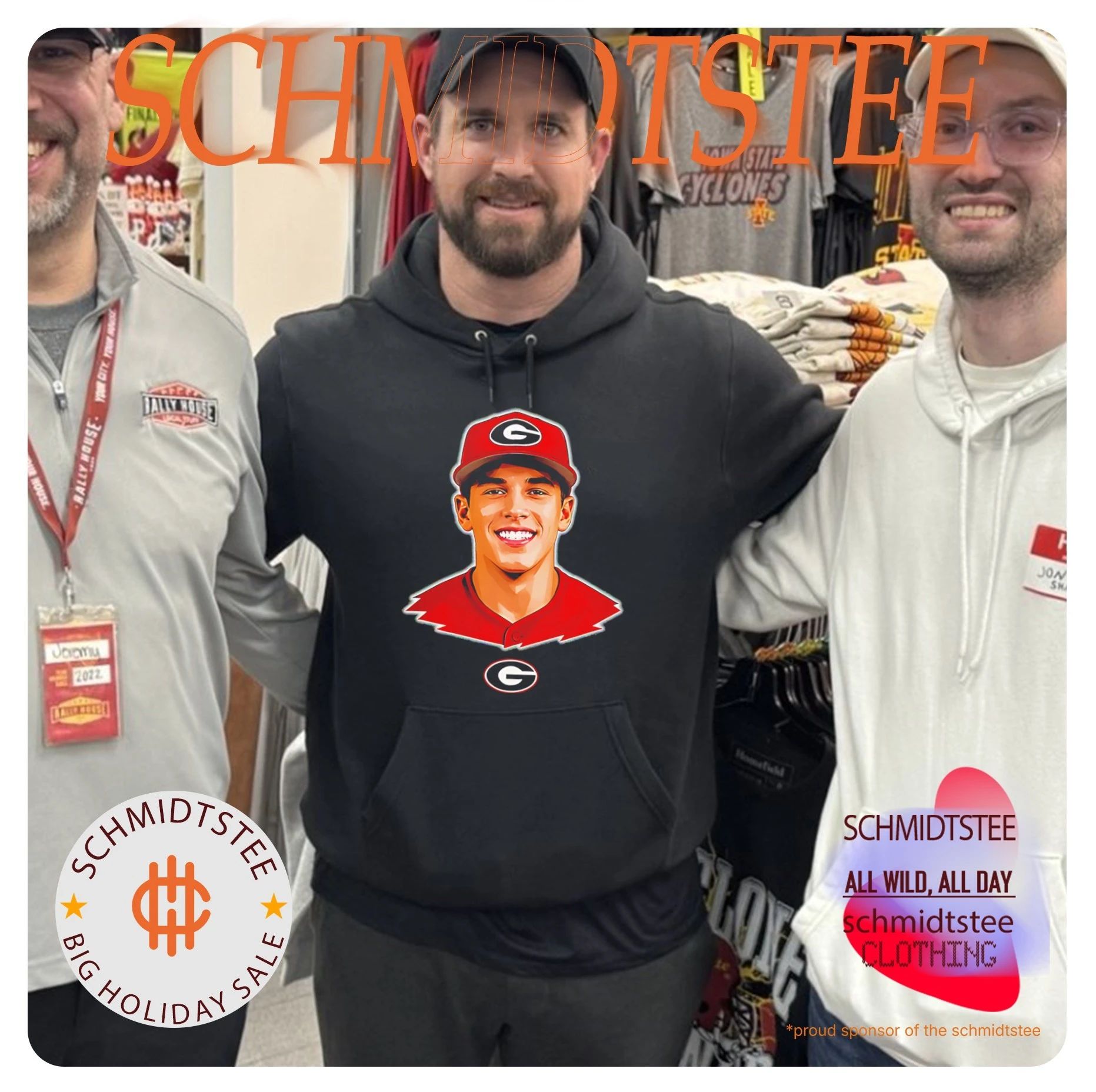 Georgia Bulldogs Ty Peeples portrait shirt