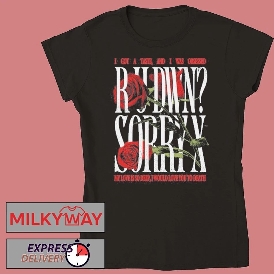 Sorry X R U DWN Unisex , , , Long Sleeve Tee