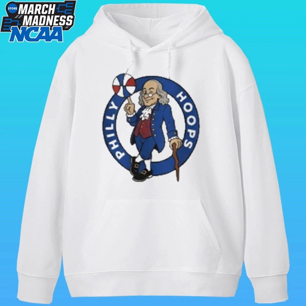 Ben Franklin Philly Hoops Shirt Unisex , , , Long Sleeve Tee