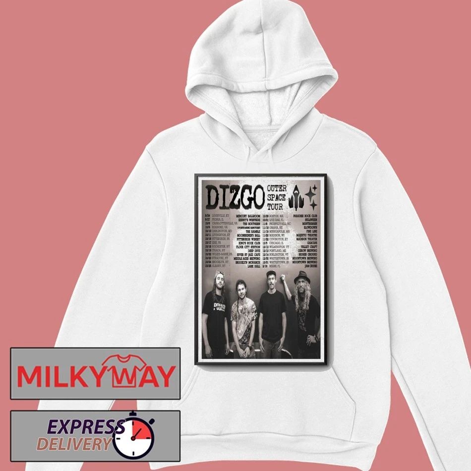 DIZGO Outer Space Tour 2025 Poster shirt Unisex , , , Long Sleeve Tee