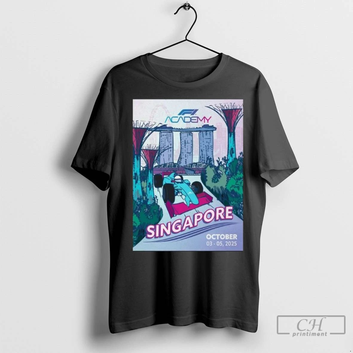 Premium F1 Academy October 3 5 2025 Marina Bay Street Circuit In Singapore Long Sleve Unisex , , , Long Sleeve Tee