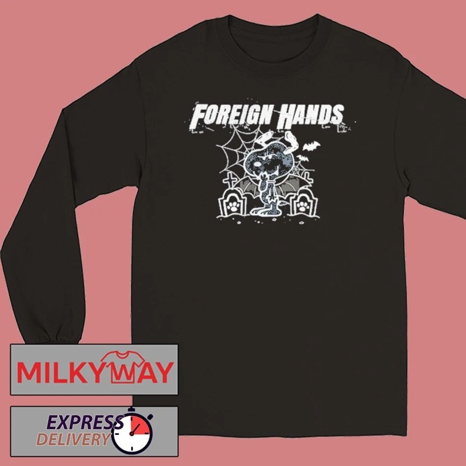 Foreign Hands Vamp Dog Shirt Unisex , , , Long Sleeve Tee