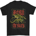 Fantasy Dragons Reign the Skies Mens 100% Cotton Unisex , , , Long Sleeve Tee