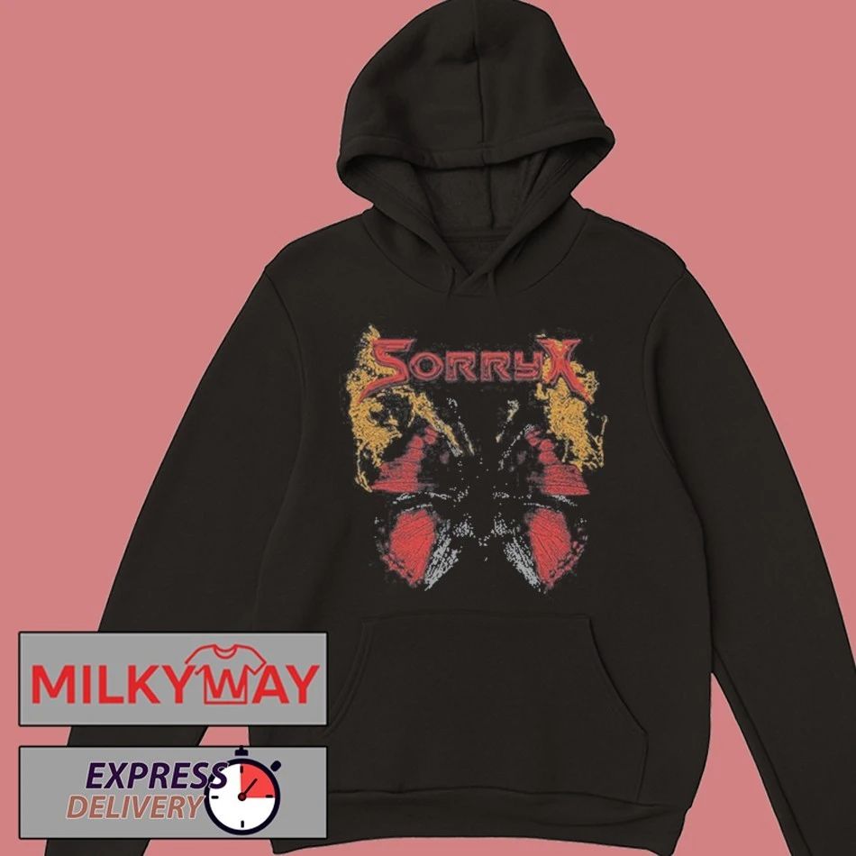 Sorry X Butterfly Unisex , , , Long Sleeve Tee
