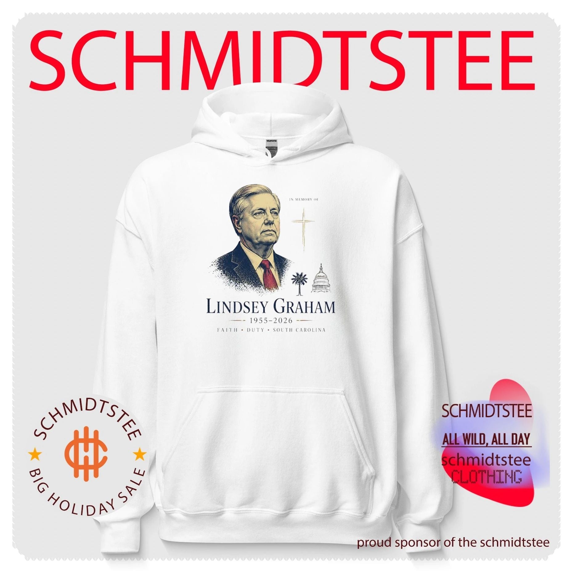 In Memory of Lindsey Graham 1955-2026 Faith Duty South Carolina shirt