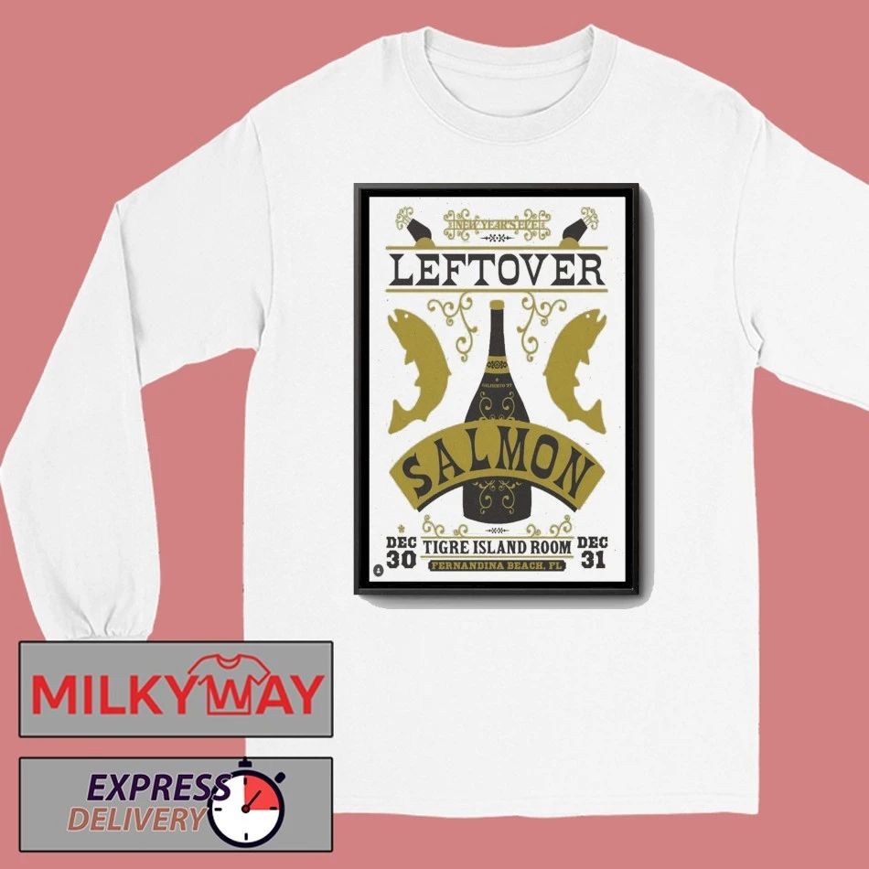 Leftover Salmon Dec 30-31 2025 Fernandina Beach FL Posters shirt Unisex , , , Long Sleeve Tee