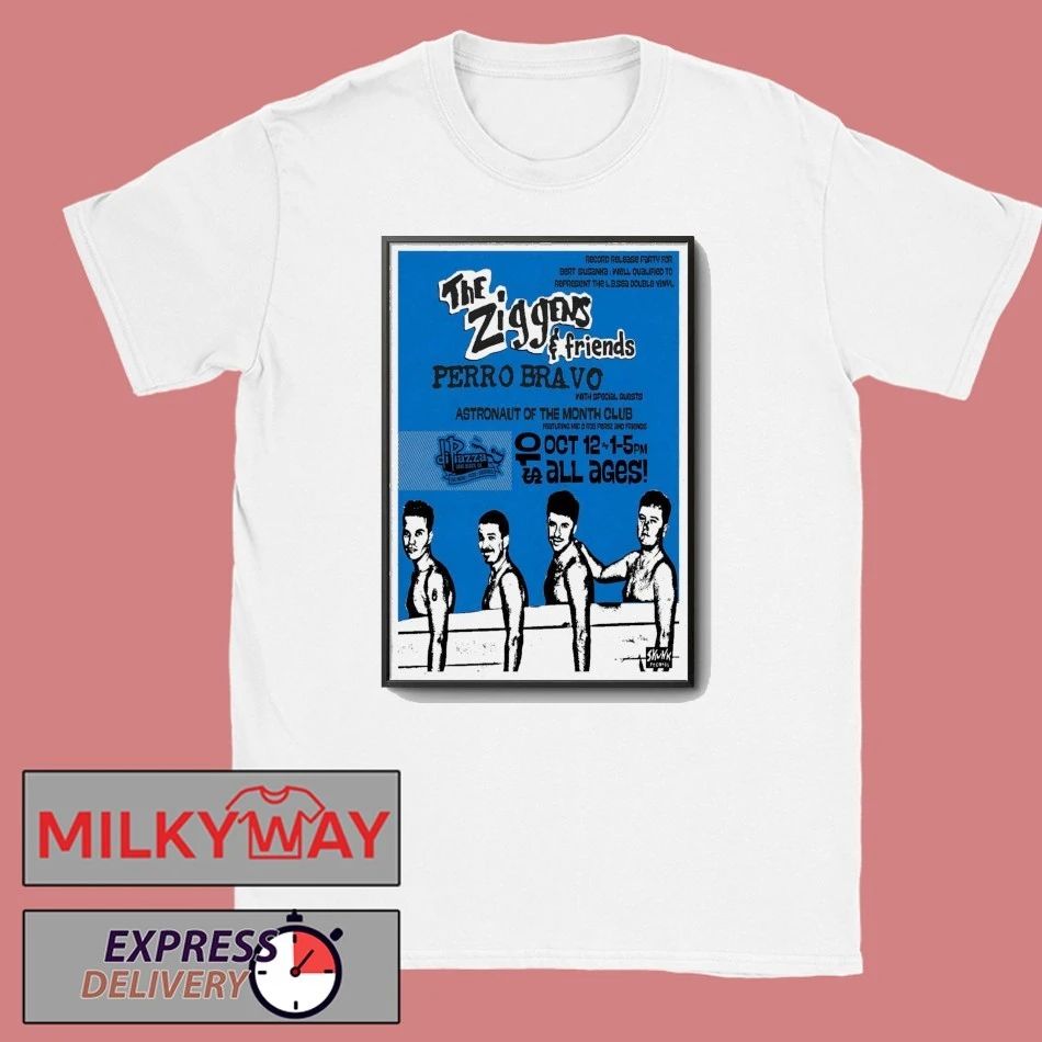 The Ziggens And Friends Oct 12 2025 DiPiazza’s In Long Beach CA Poster shirt Unisex , , , Long Sleeve Tee