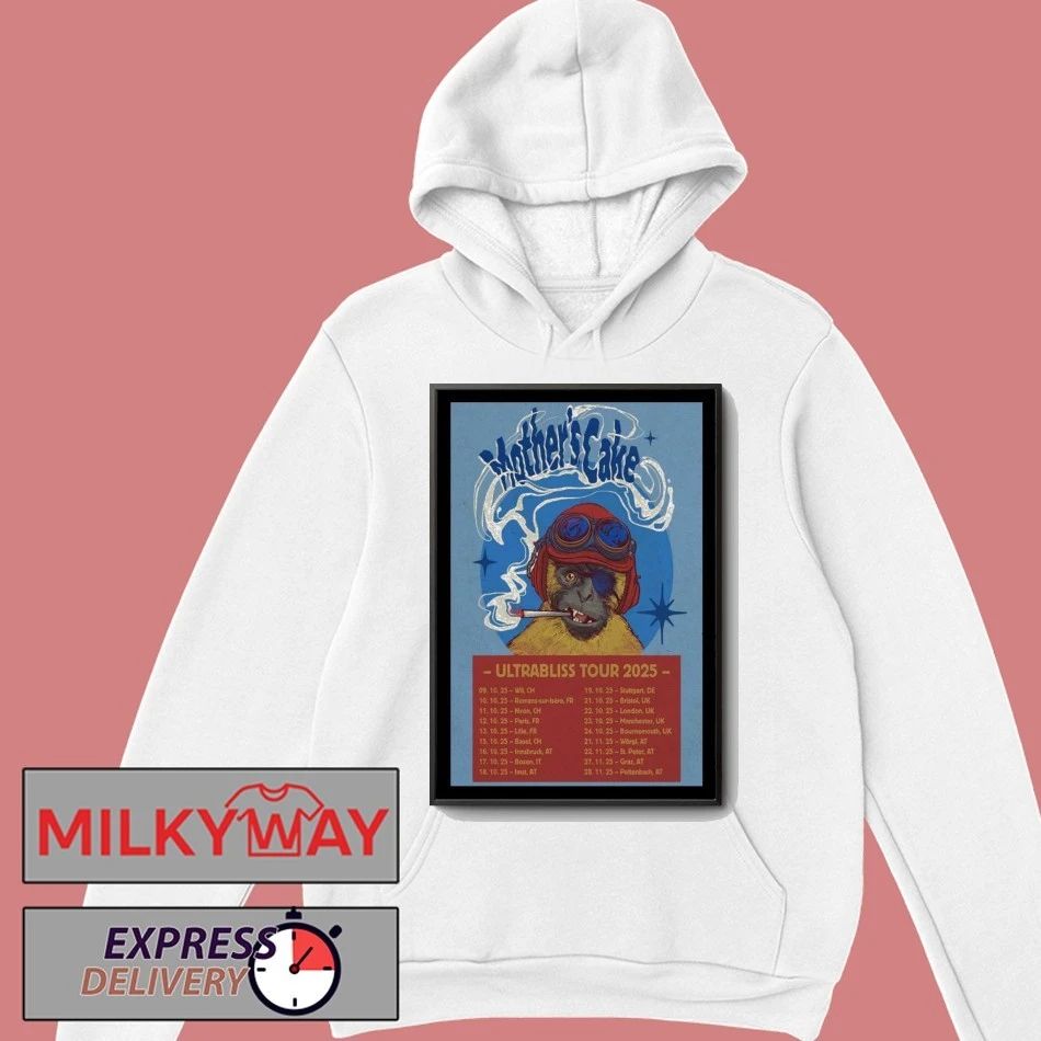 Mother’s Cake Ultrabliss Tour 2025 Poster shirt Unisex , , , Long Sleeve Tee