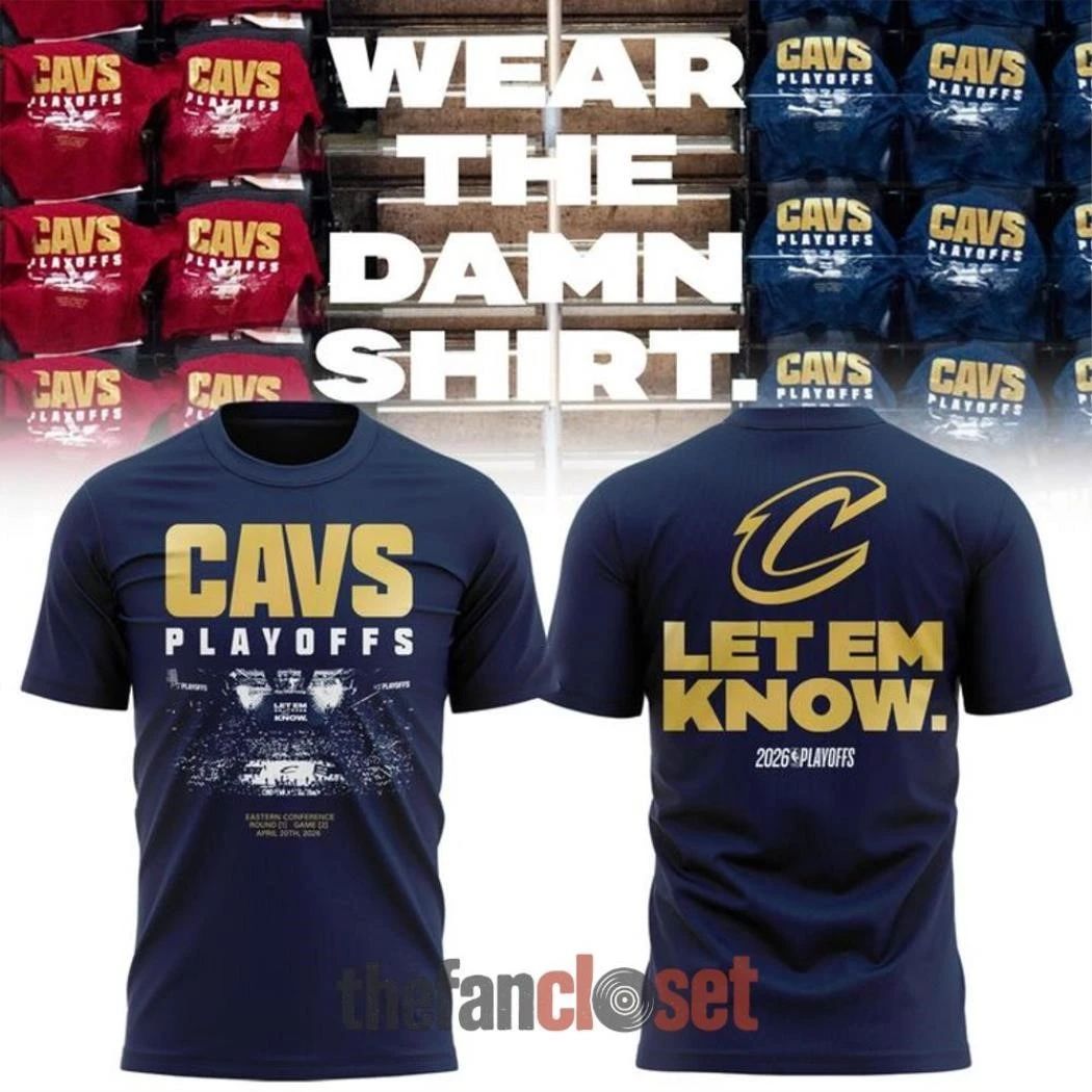 Cleveland Cavaliers 2026 NBA Playoffs Wear The Damn Shirt Unisex , , , Long Sleeve Tee