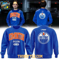 Edmonton Oilers 2026 City Arch All Blue Night Shirt Unisex , , , Long Sleeve Tee