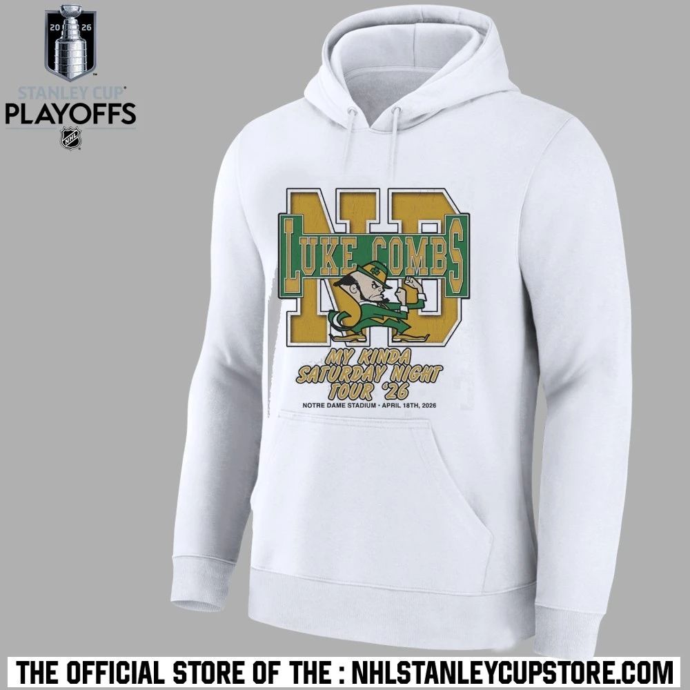 Luke Combs South Bend Indiana 2026 Tour Merch Tee At Notre Dame Stadium April 18 2026 Notre Dame Fighting Irish Shirt