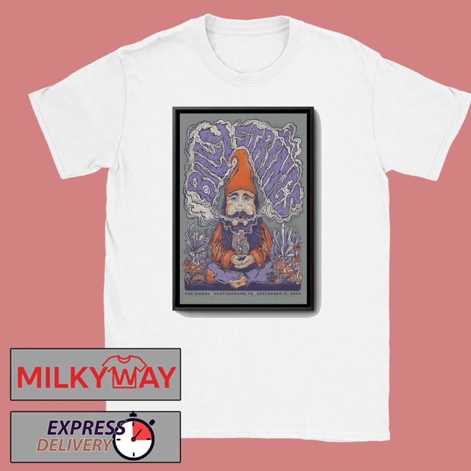 Billy Strings Chattanooga Tennessee Concert Poster 2025 shirt Unisex , , , Long Sleeve Tee