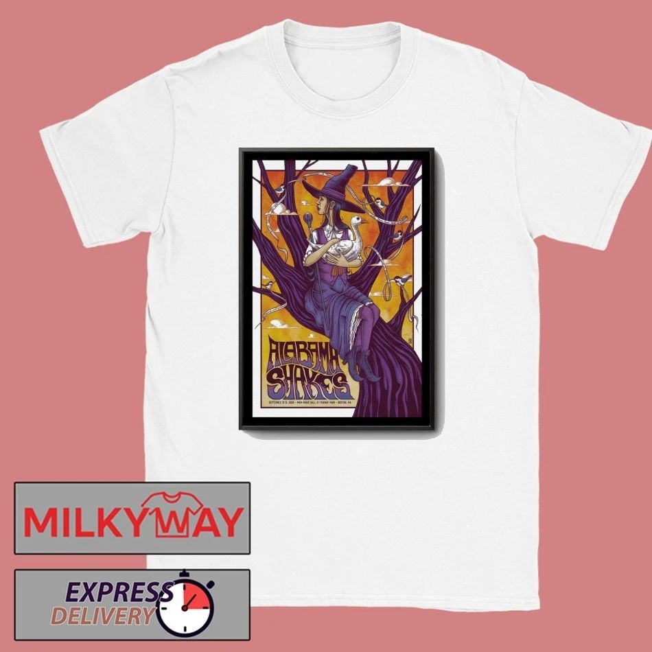 Sept 15, 2025 Alabama Shakes Boston, MA at MGM Music Hall at Fenway Park Poster shirt Unisex , , , Long Sleeve Tee