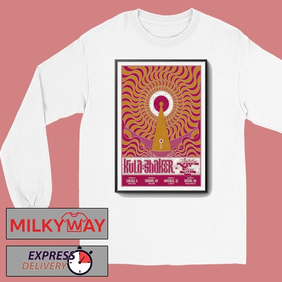 Kula Shaker & Levitation Room Tour 2025 Poster shirt Unisex , , , Long Sleeve Tee