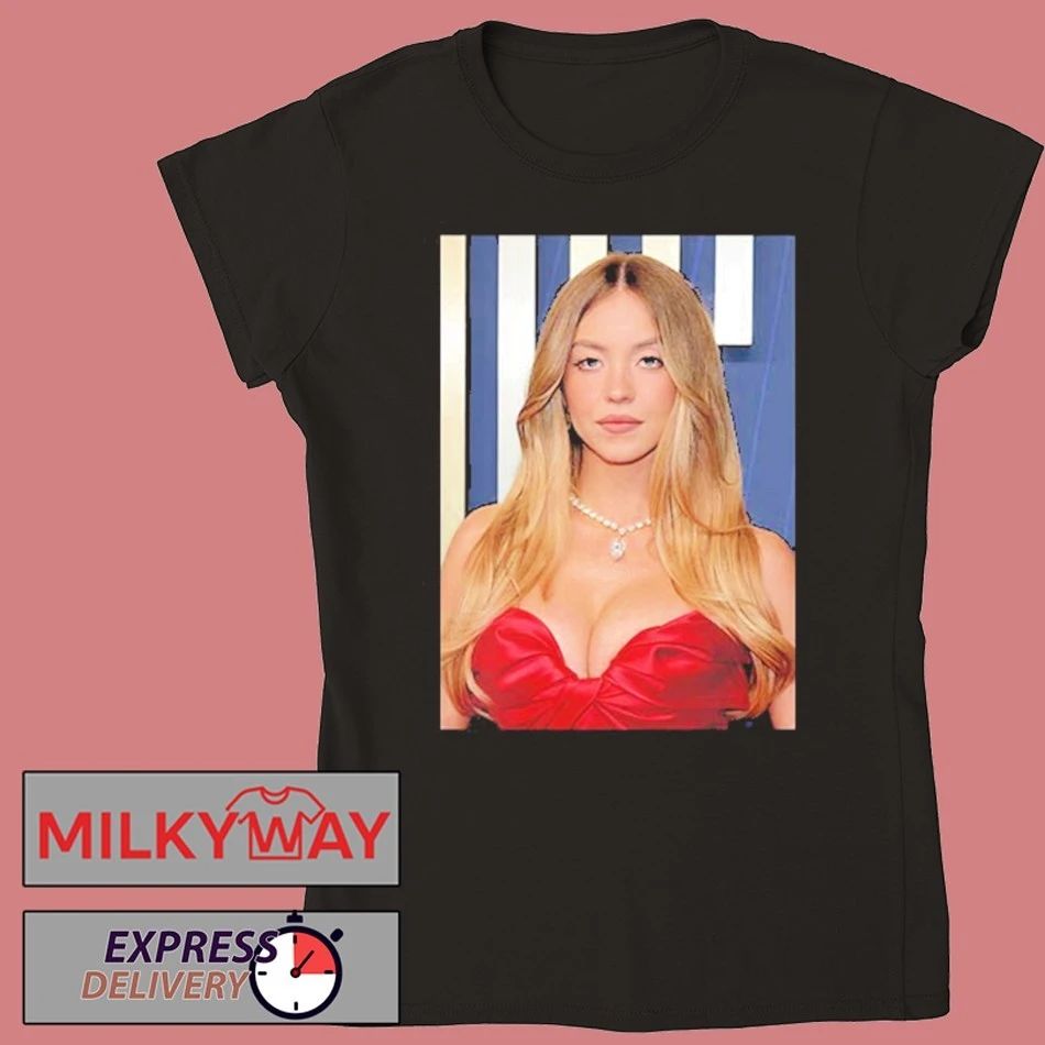 Sydney Sweeney Beauty Looks At Emmys 2025 shirt Unisex , , , Long Sleeve Tee