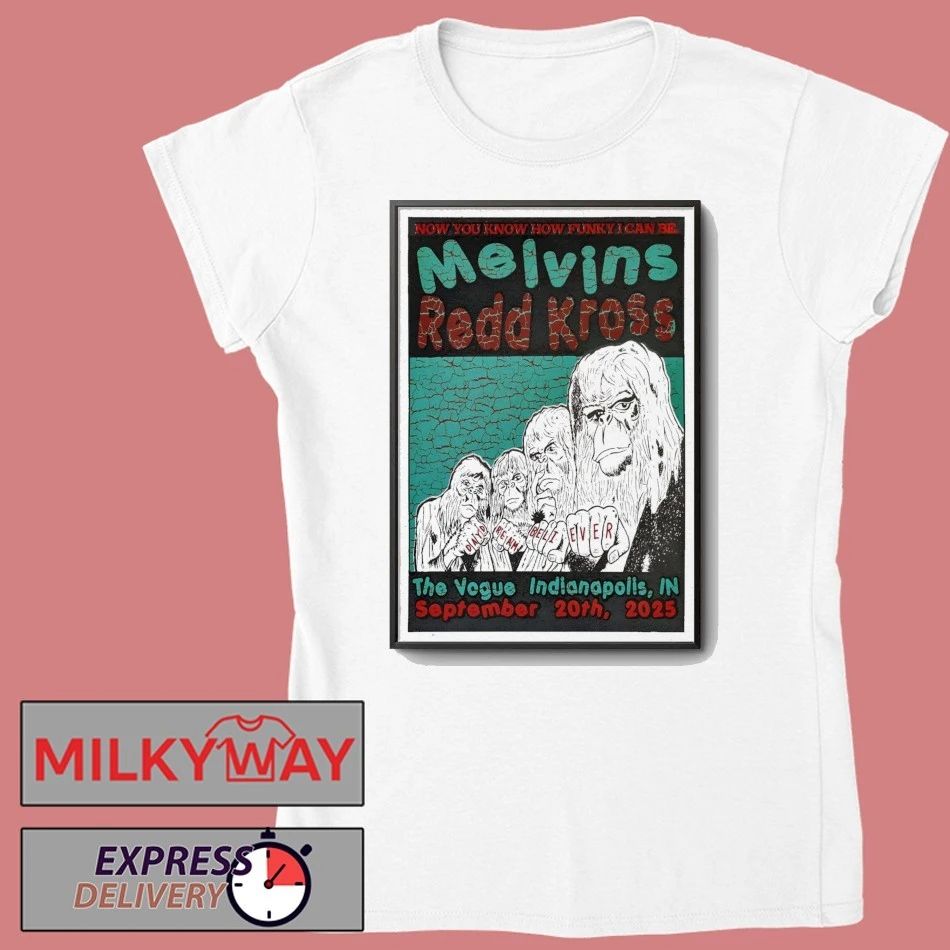 Melvins And Redd Kross Indianapolis Tour On Sep 20 2025 Poster shirt Unisex , , , Long Sleeve Tee
