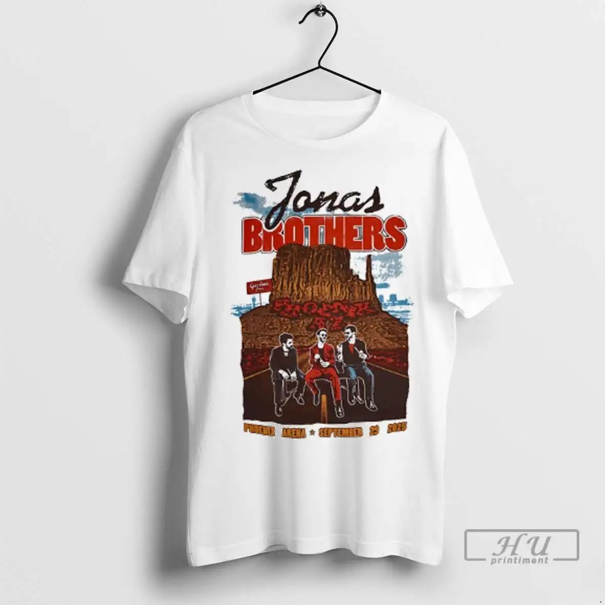 Officials Jonas Brothers Phoenix Arena September 23th 2025 T Shirts Unisex , , , Long Sleeve Tee