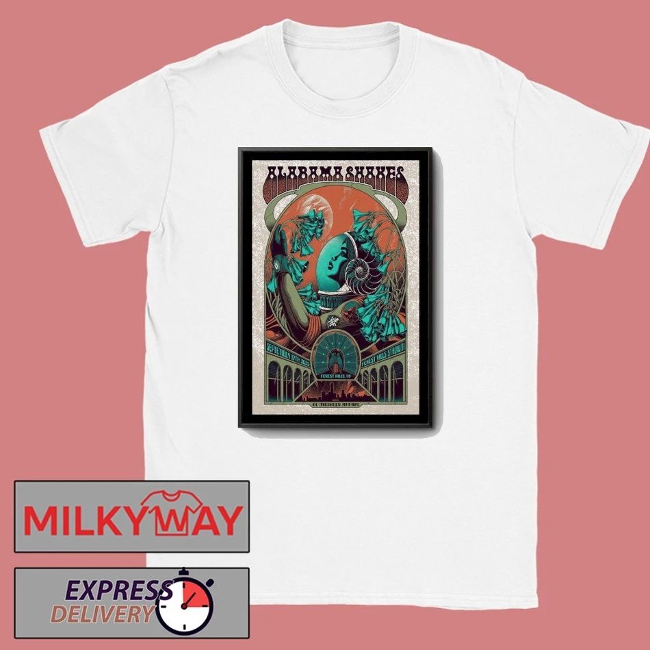 Alabama Shakes Forest Hills, NY Tour Sep 17 2025 Poster shirt Unisex , , , Long Sleeve Tee