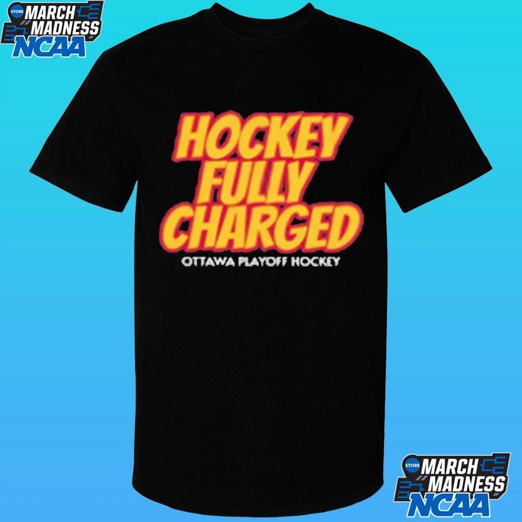 Hockey Fully Charged Ottawa Charge Playoff Hockey Shirt Unisex , , , Long Sleeve Tee