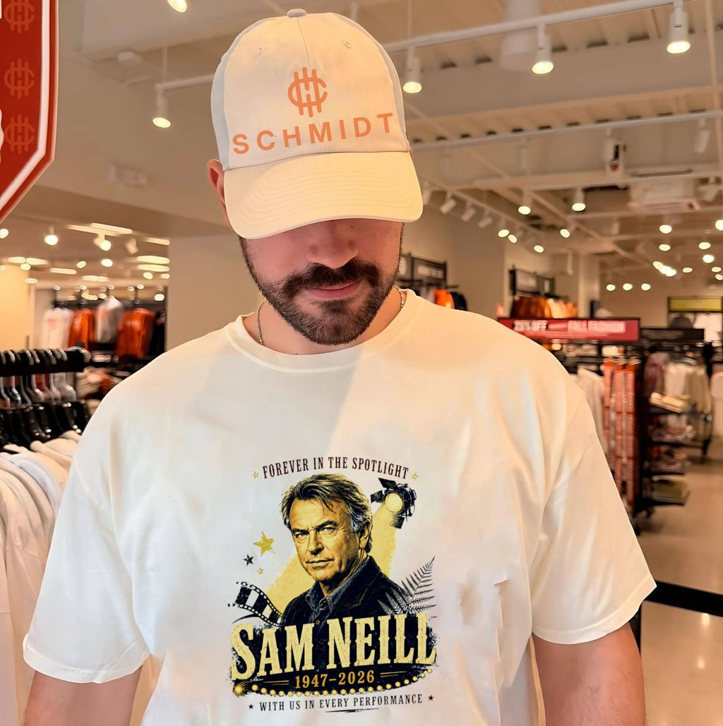 Sam Neill Forever in the Spotlight 1947-2026 Tribute shirt