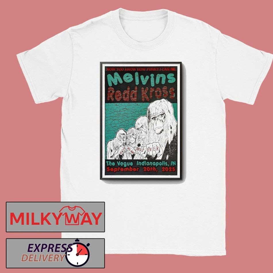 Melvins And Redd Kross Indianapolis Tour On Sep 20 2025 Poster shirt Unisex , , , Long Sleeve Tee