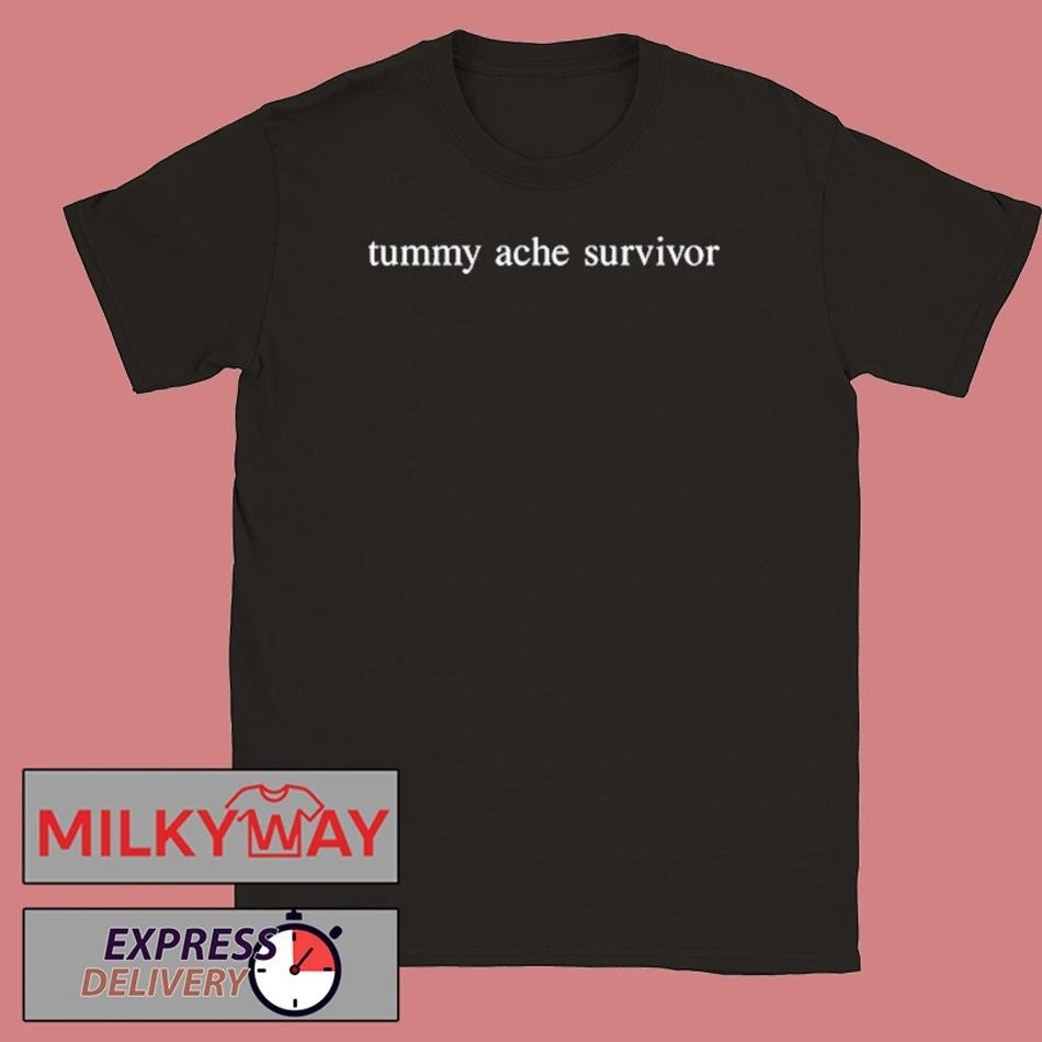 2025 Julian And Logan tummy ache survivor Shirt Unisex , , , Long Sleeve Tee
