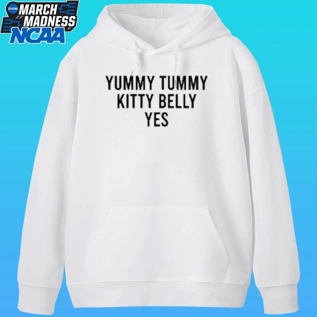 Yummy Tummy Kitty Belly Yes Shirt Unisex , , , Long Sleeve Tee