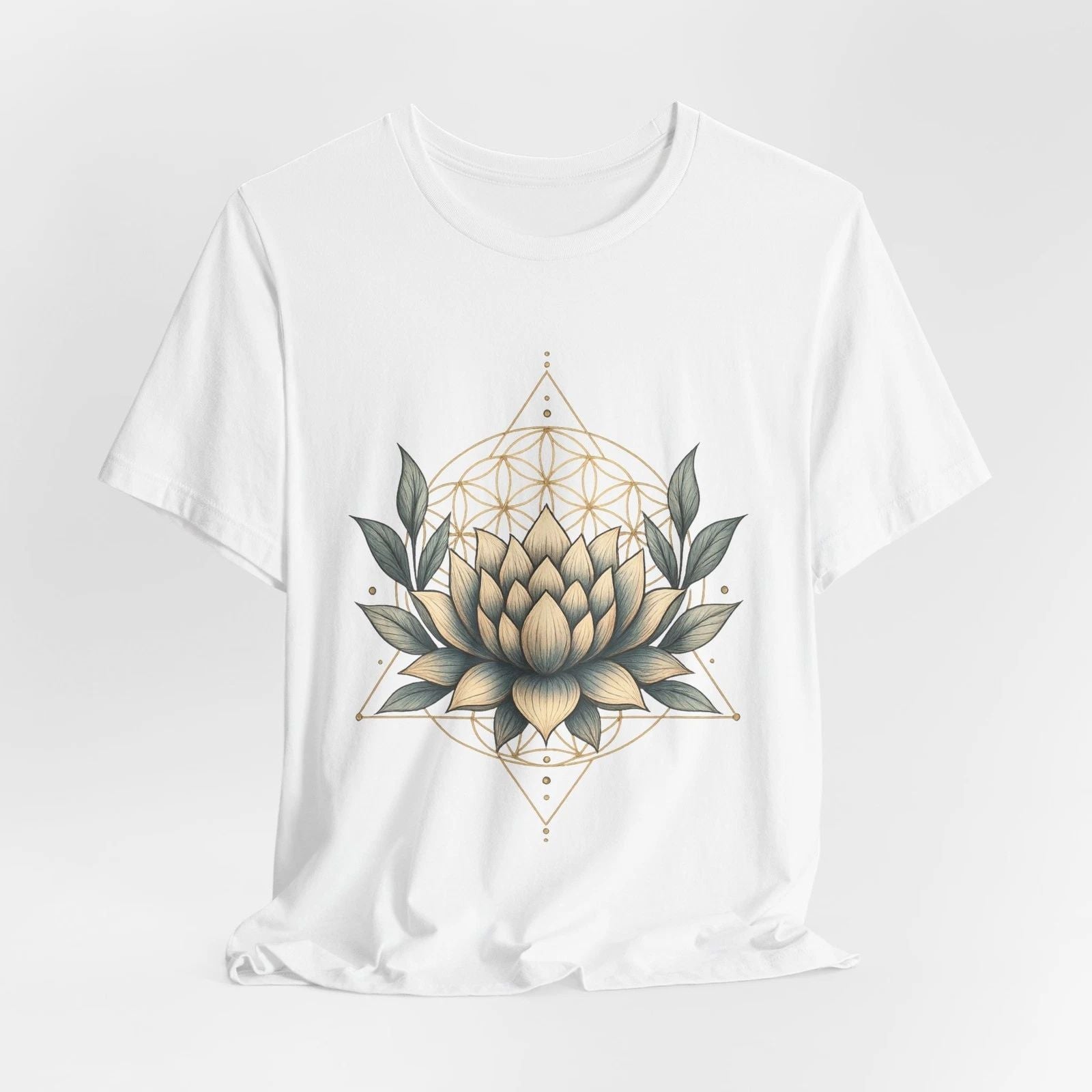 Lotus Flower Graphic Tee, Boho , Unisex Casual Wear, Gift for Yoga Lovers Unisex , , , Long Sleeve Tee