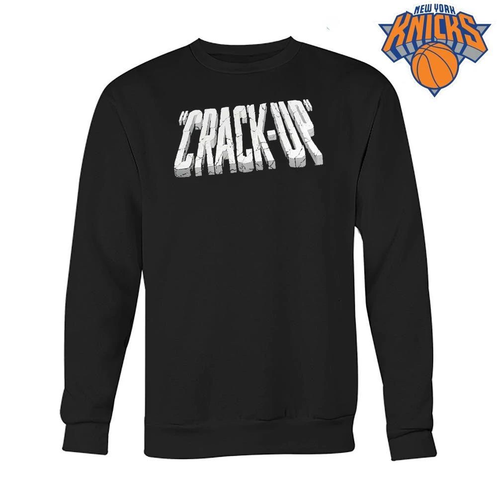 3D Crack Up Cracked Stone Comic Text Streetwear Shirt